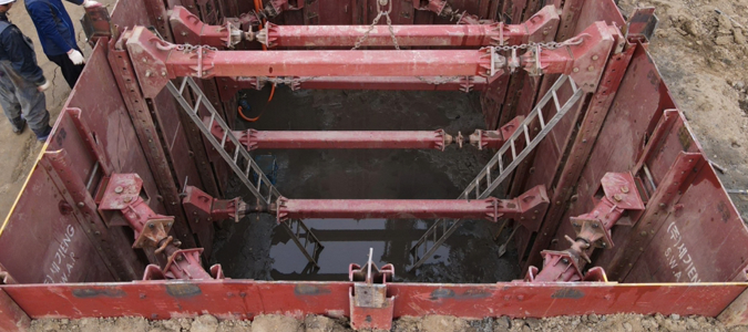 차수형 소규모 구조물 가시설